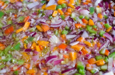 doğranmış sebze arka plan.