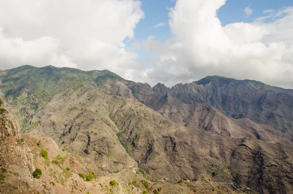 La Gomera, a Kanári-szigetek, Nézd a Degollada de Peraza. — Stock Fotó