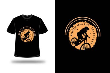 Tişört dağ yolu macera rengi açık sarı