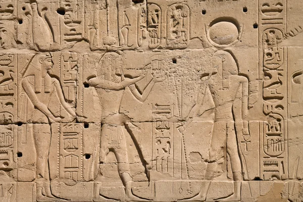 Egyptian bas-relief — Stock Photo, Image