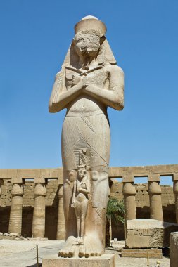 Statue of Ramses II clipart