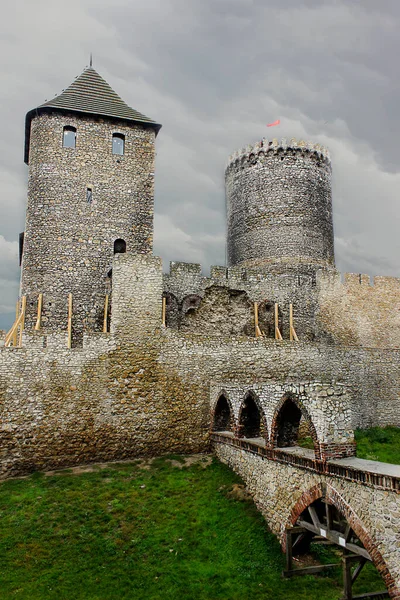 Bedzin Polônia Outubro Antigo Castelo Medieval Europa Outubro 2019 Bedzin — Fotografia de Stock