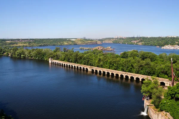 Dnieper River in Zaporozhye — Stock Photo, Image