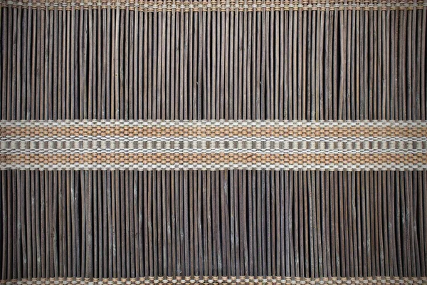 Brown mat of straw — Stock Photo, Image