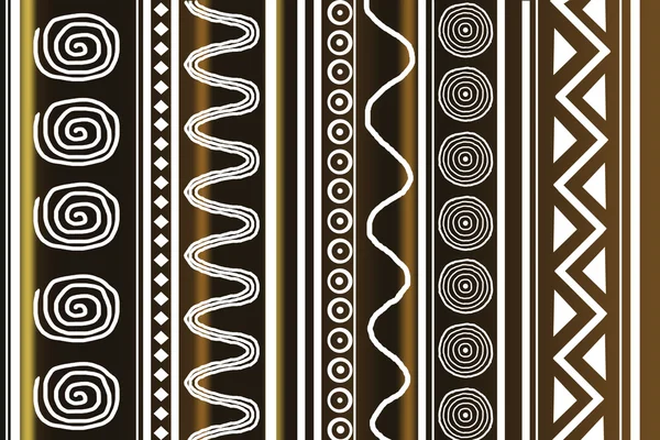 Brown ethnic pattern — Stock Photo, Image