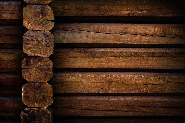 Background log wall — Stock Photo, Image