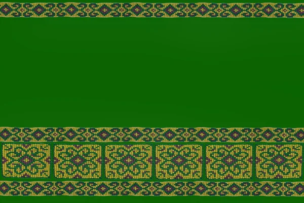 Groene achtergrond met patronen — Stockfoto