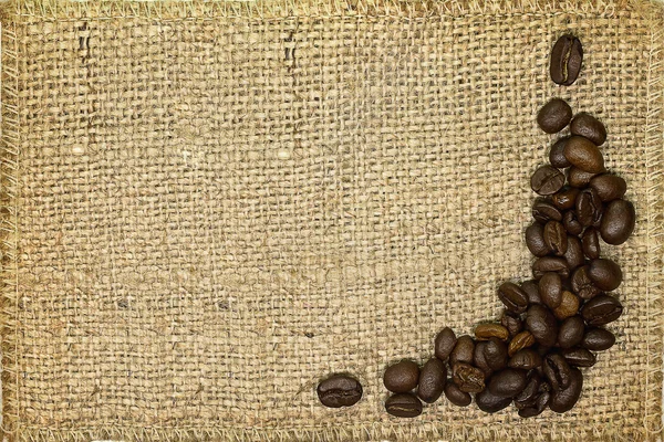 Кава в зернах фону — стокове фото
