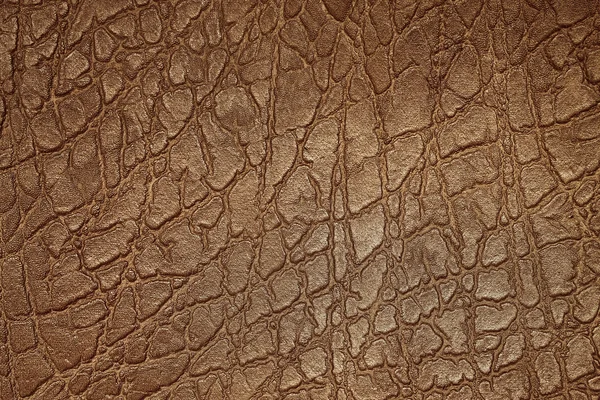 Brown textured leather — Stock Photo, Image