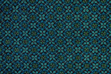 Mavi-yeşil işlemeli arka plan