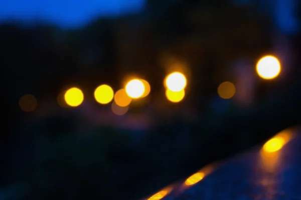 Nocne światła miasta — Zdjęcie stockowe