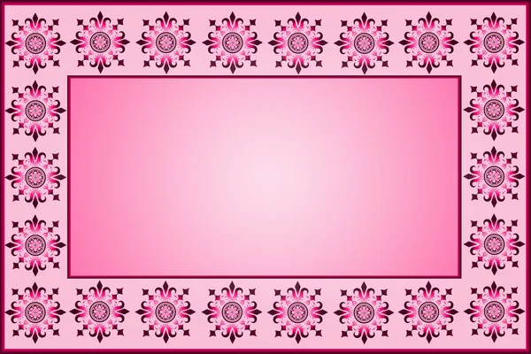 Pink background with  patterns — Stock Photo, Image