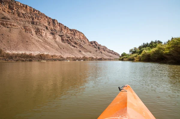 Kayaking on the Orange river — Stock Photo, Image