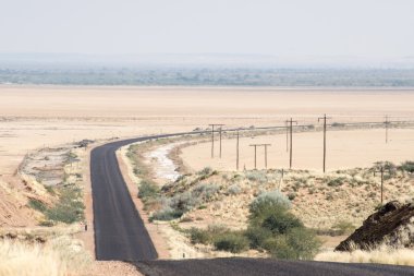 Haakskeen Pan ile asfalt yol