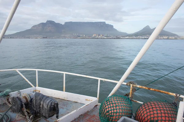 Görünümü Table Bay içinde Masa Dağı — Stok fotoğraf