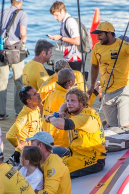 Yorgun ama mutlu mürettebat