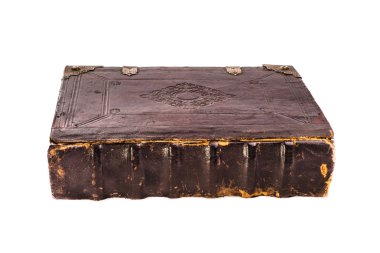 Beyaz üzerine eski bir kitap