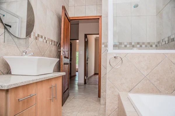 Bathroom of a Newly Build House — Stock Photo, Image