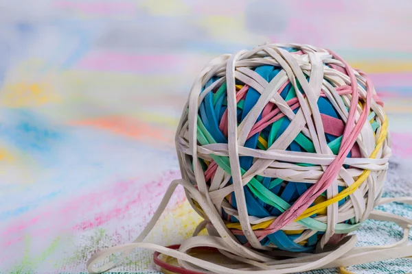 Elastic Band Ball — Stock Photo, Image