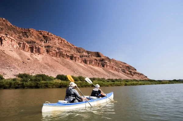 Kayaking the Orange River — Stock Photo, Image