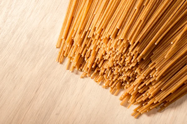 Spagheti on Wood — Stock Photo, Image