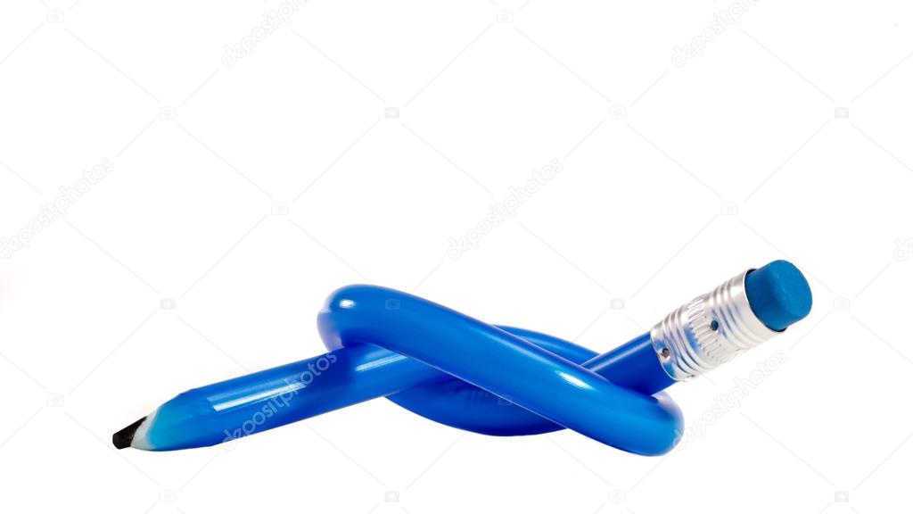 Blue Pencil in a Knot