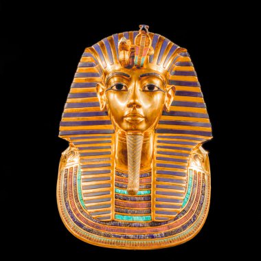 Mask of Tutankhamun's mummy clipart