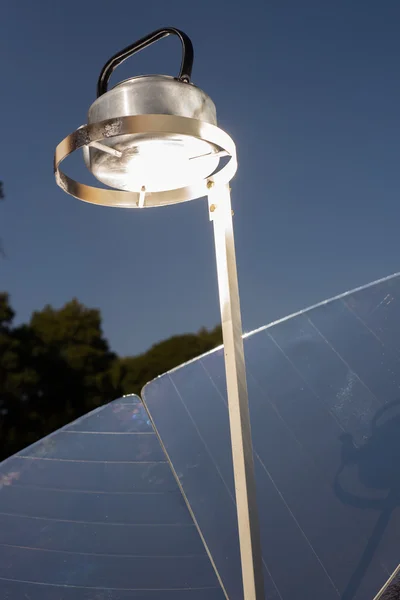 Kettle on a Solar Stove — Stock Photo, Image