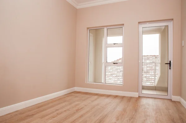 Empty Bedroom and Patio — Stock Photo, Image