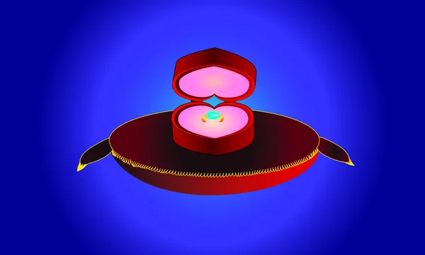 Yüzük St. Valentine's Day için