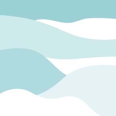 Sürükleniyor. Kış. Yeni yıl ve Noel. Kar yağıyor. Soğuk Vektör düz illüstrasyon