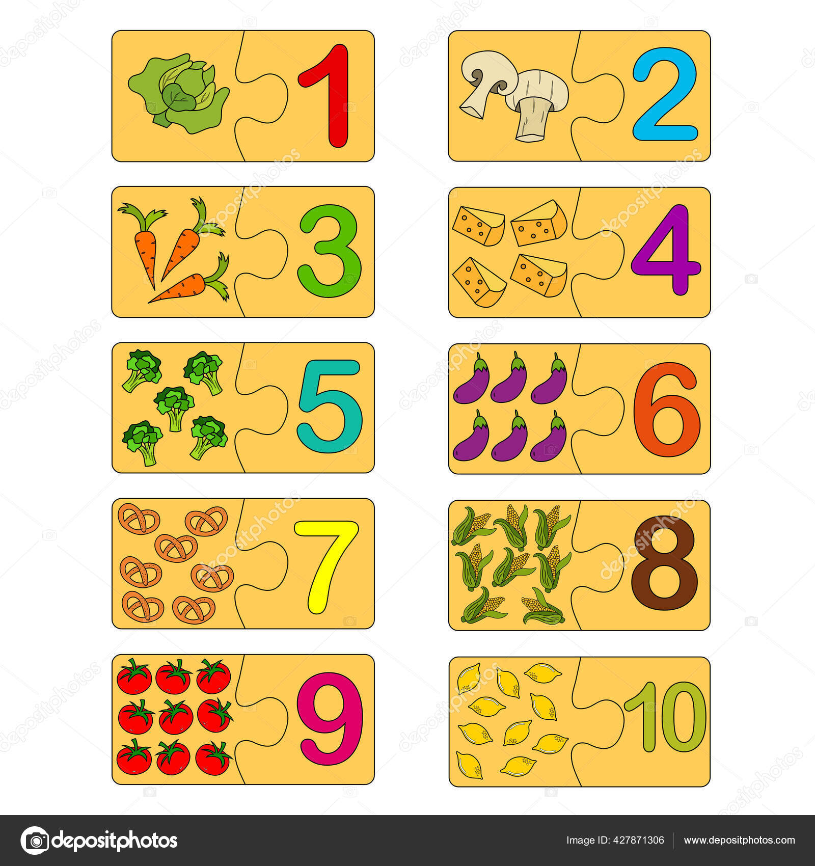 Puzzles Con Puzzle De Numeros Para NiÃ±os Puzzles Con Números