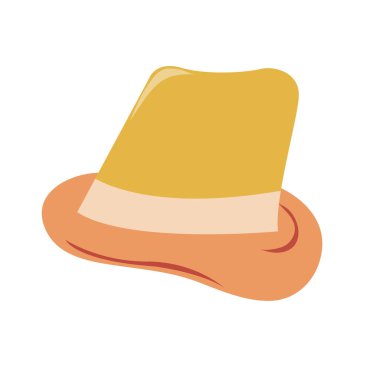 Yaz sarısı şapka. Beyaz arka planda izole edilmiş bir yaz deneği. Turizm için suç ortaklığı