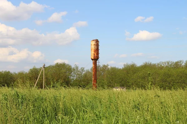 Vodárenská Věž Zemědělském Poli — Stock fotografie