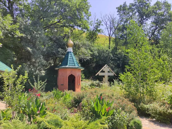 Kristet Ortodoxa Kapell Skog — Stockfoto