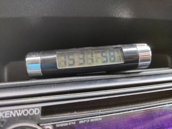 Termometr Samochodowy Wysokiej Temperaturze — Zdjęcie stockowe