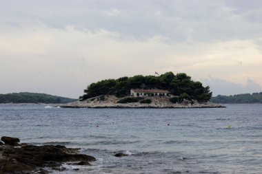 Dubrovnik, Hırvatistan yakınındaki küçük bir ada