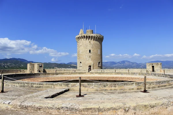 Hrad Bellver v Palma de Mallorca, Španělsko Stock Obrázky