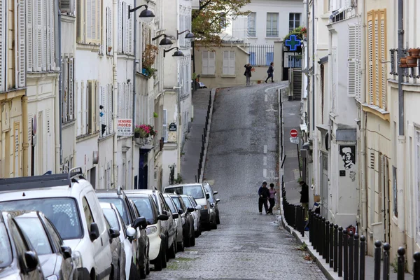 Ulice Montmartre, Paříž — Stock fotografie