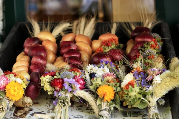 Cebolla en el mercado en Weimar, Alemania Fotos De Stock Sin Royalties Gratis