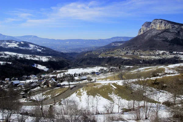 Mountain road near Grenoble — Stock Photo, Image
