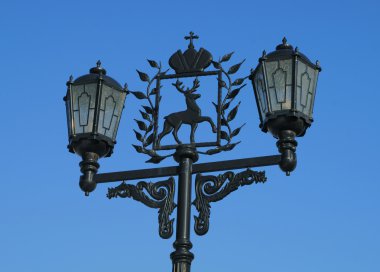Nizhny Novgorod'un sokak lambaları