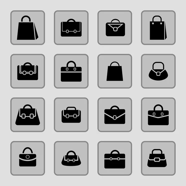 Iconos bolsa — Archivo Imágenes Vectoriales