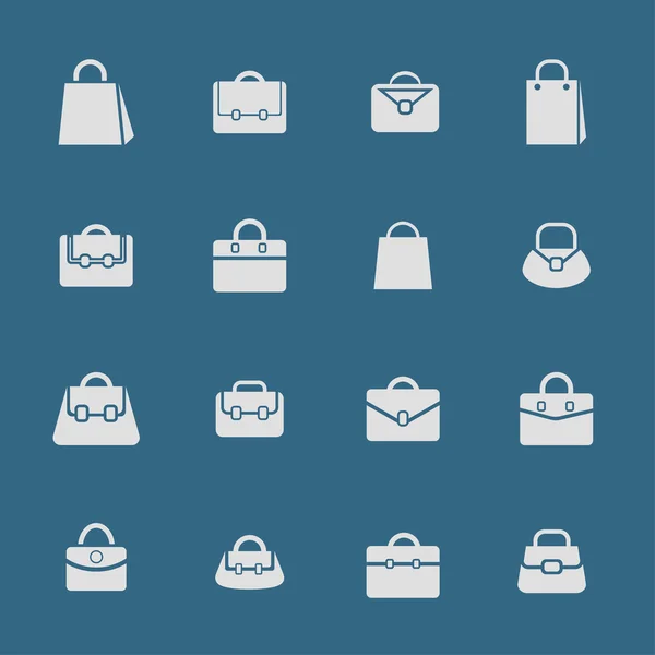 Iconos bolsa — Archivo Imágenes Vectoriales