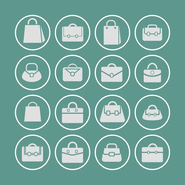 Bag icons — Stock Vector