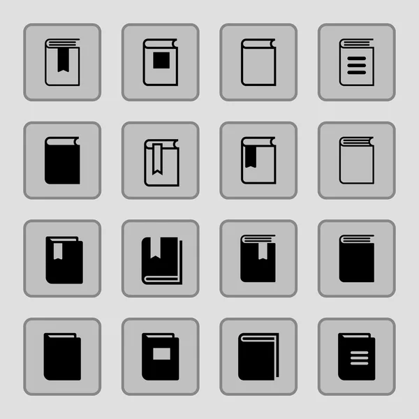 Icônes du livre — Image vectorielle