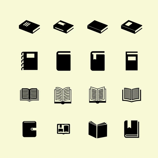 Libro Iconos — Archivo Imágenes Vectoriales