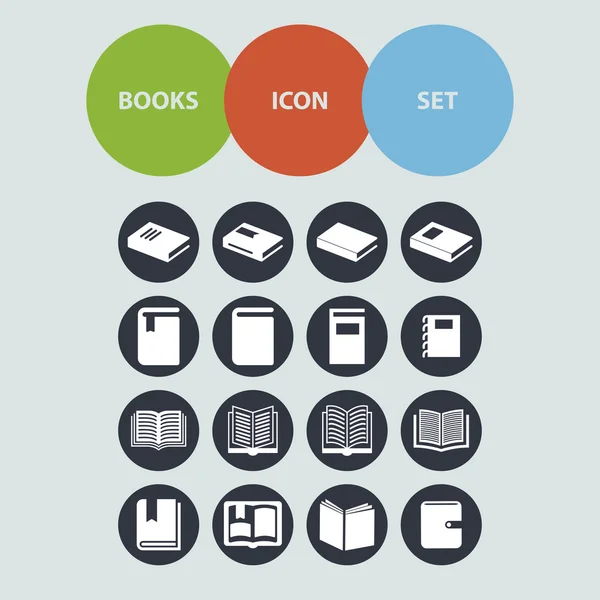 Book icons — Stock Vector