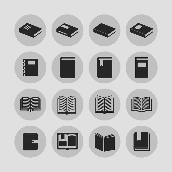 Libro Iconos — Archivo Imágenes Vectoriales