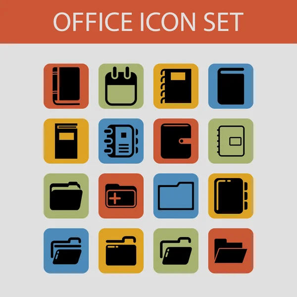 Office icosn — Stock Vector